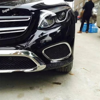 

Lapetus Chrome Front Fog Lights Lamp Foglight Frame Cover Trim Fit For Mercedes Benz GLC X253 2016 2017 2018 2019 Accessories