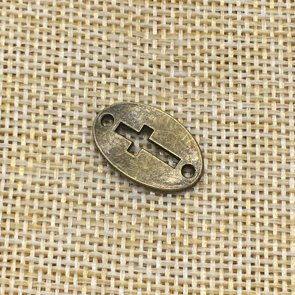 

30Pcs Cross Connector Charms Antique Bronze Color DIY Jewelry Making Handmade Crafts