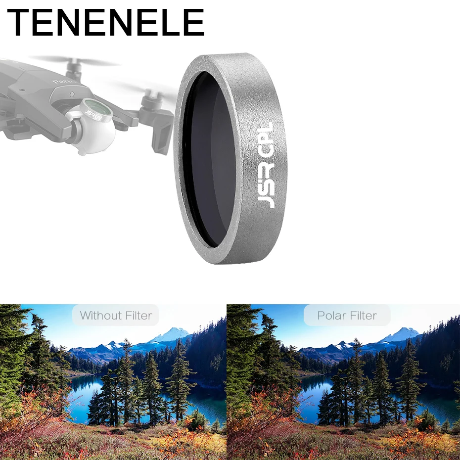 

TENENELE Drone Filter Polarizing Camera Lens Filter Set For Parrot Anafi Polar Gimbal Drone Camera Filters Accessories For ANAFI