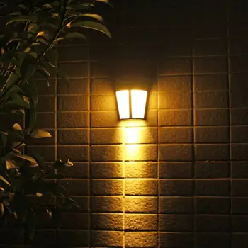 

6LED Solar-Powered Intelligent Motion Sensor Energy Saving Waterproof IP65 Lamps Wall Lights for Yard Garden