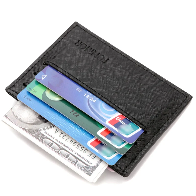 

Men Mini PU Leather Card Bag Holder Purse ID Credit Card Holder Wallet New