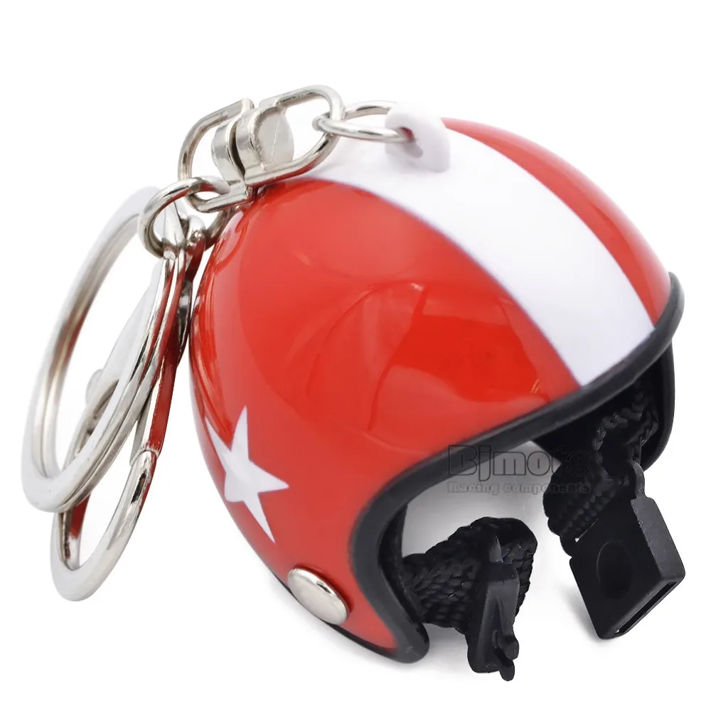 BJMOTO модный автомобильный мотоциклетный шлем брелок для ключей мини мотоцикл кулон брелок для мужчин аксессуары для мотора