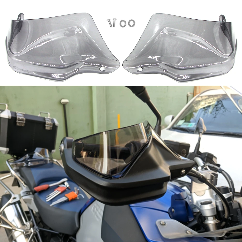

For BMW R1250GS/ADV LC R1200GS LC F800GS Adventure S1000XR 2013-2019 Handguard Hand shield Guard Protector Windshield Smoke