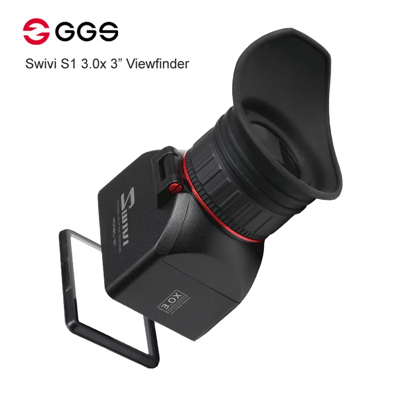 

GGS Swivi S1 Camera 3x LCD Viewfinder Loupe View finder for CN 5D2 6D 7D 7D2 70D 750D 760D for NK D7000 D700 D90 DSLR