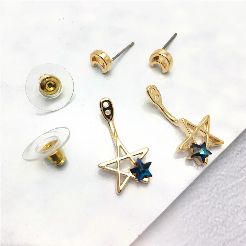 star moon swarovski earring jackets10