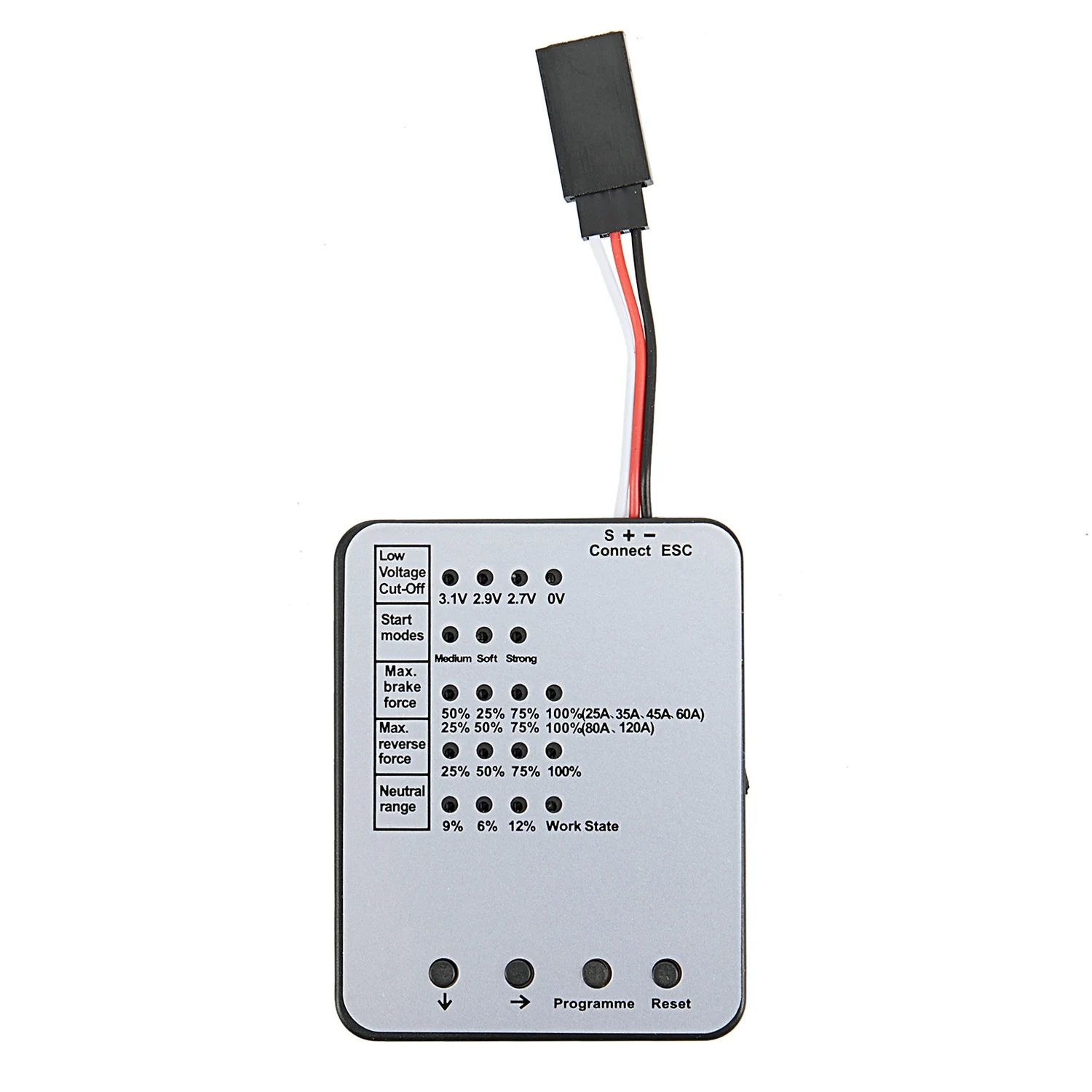 

SURPASS HOBBY Racerstar LED Program Card For 25/35/45/60A ESC Motor Set