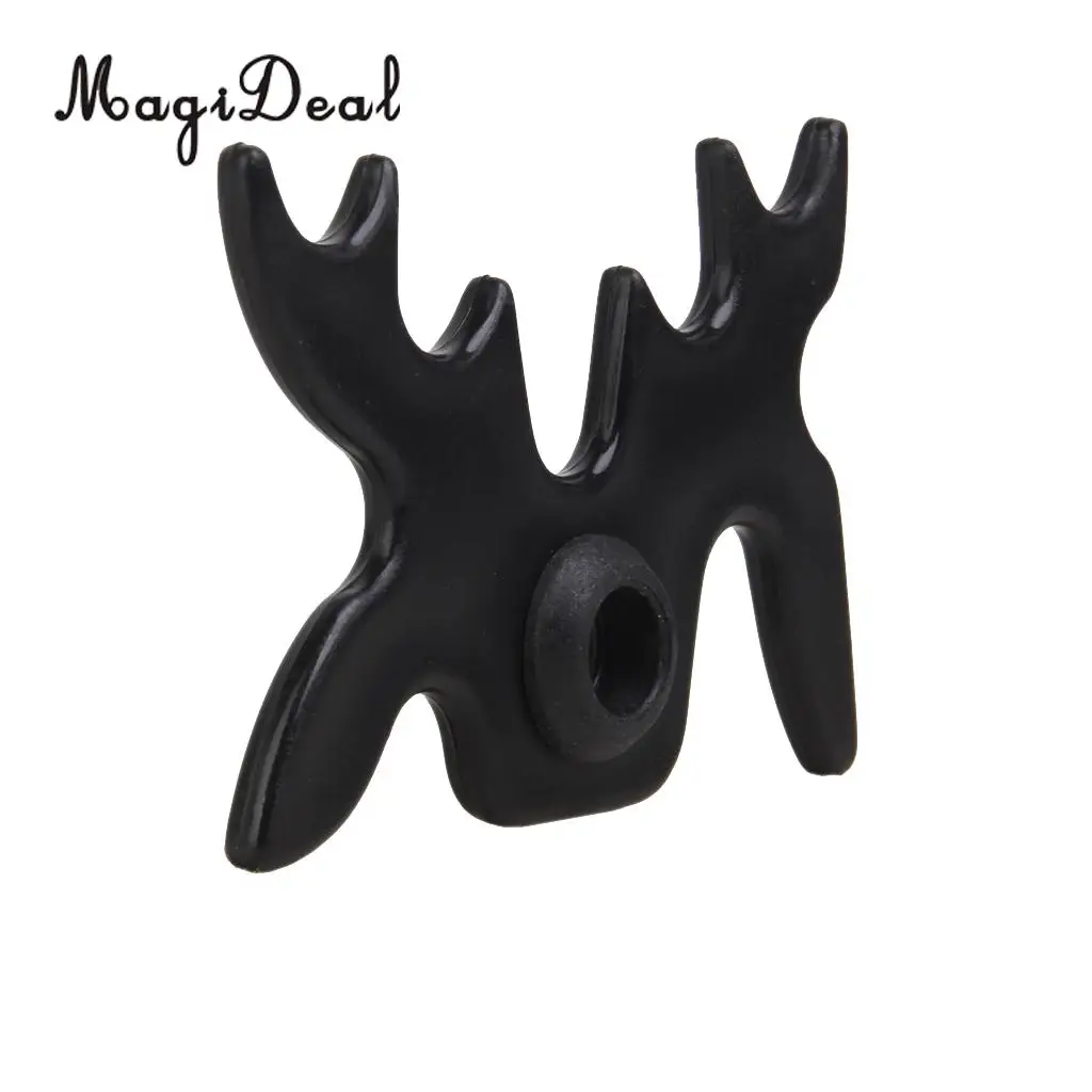 MagiDeal Professioanl 2Pcs Plastic Butterfly Moosehead Design Pool Cue Bridge Stick 9 Slip-On Spider Bat for Snoker Billard Acce