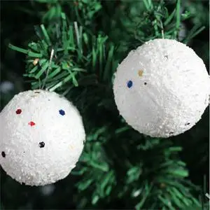 

6pcs Christmas Balls Snowballs Party Ornaments Xmas Tree Hanging Decorations