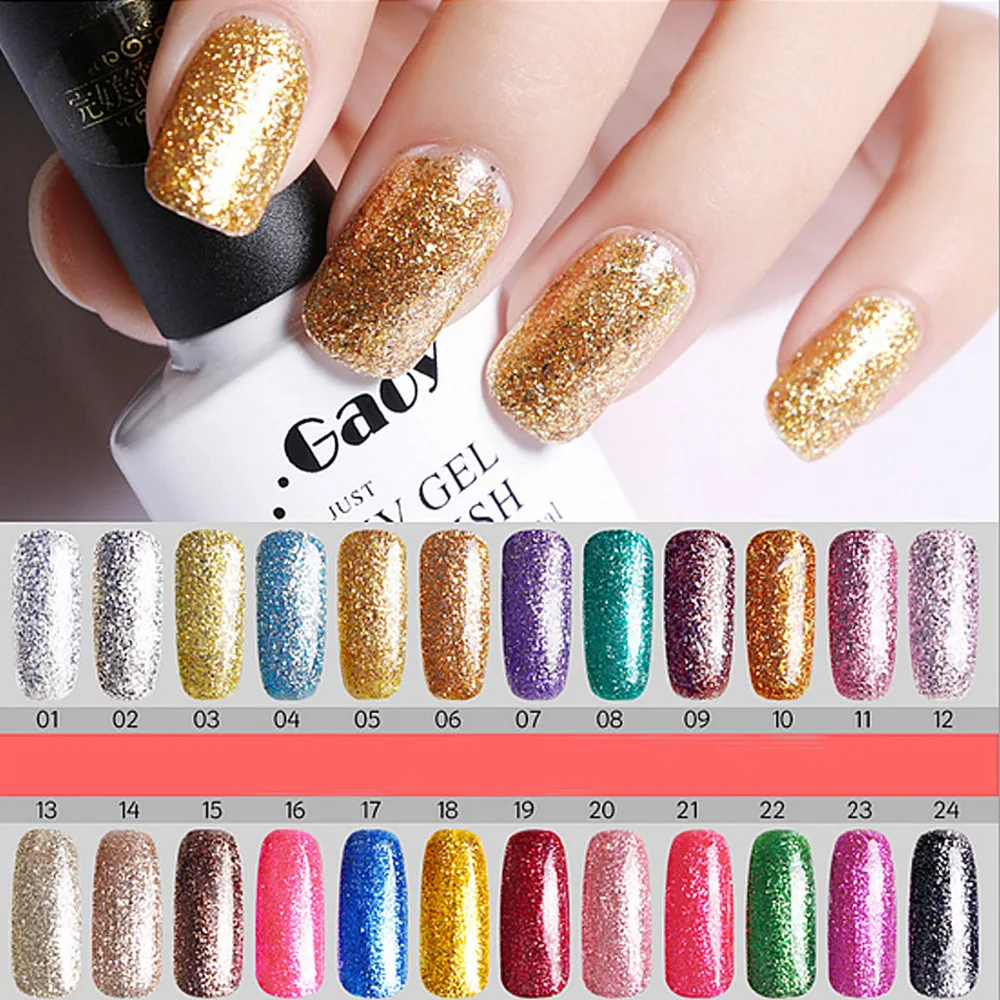 2016 Brand Quick Drying Gel Nails UV LED Lamp Nail Polish Colored Long