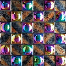 Европейский 3D колпачок красочный керамический стеклянный мозаичный кафель, для ванной комнаты кухня щитка камин Showroon шкаф wal deco