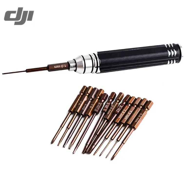 

DJI Phantom 3 4 DIY Repair Tools 12 in 1 Screwdriver Set 1.0mm/1.5mm/2.0mm/2.5mm Screw Driver For RC Quadcopter Drone
