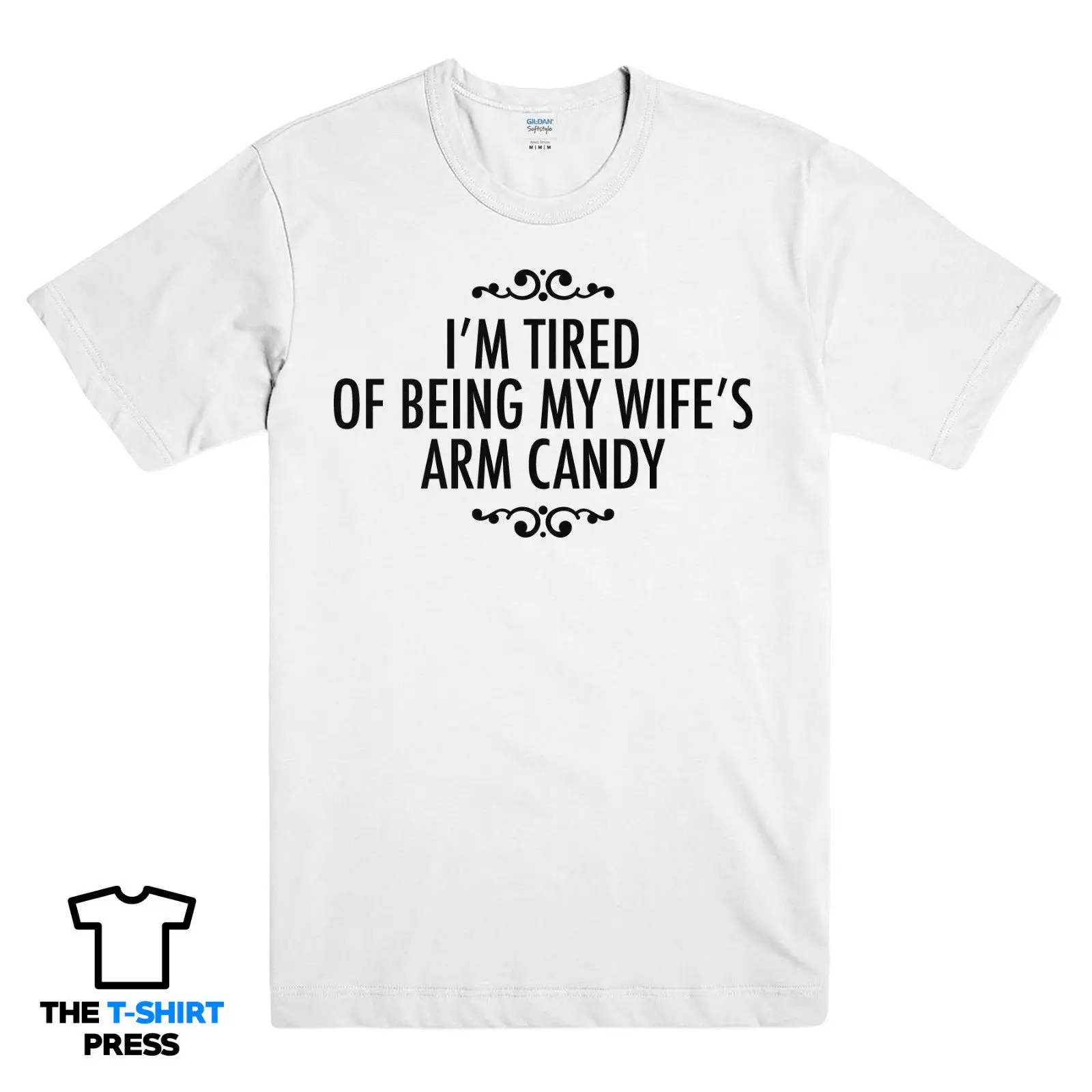MY WIFE'S ARM яркие забавные мужские футболки для свадьбы новинка подарок на день