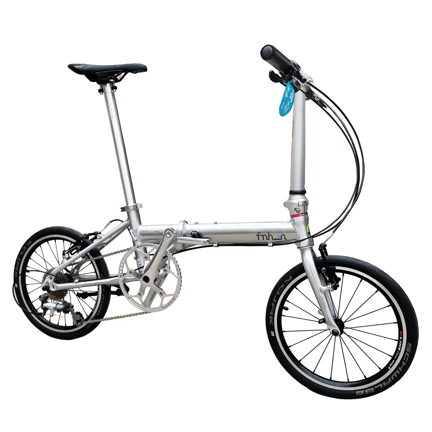 Fnhon Zephyr 16 &quotалюминиевый складной велосипед 16&quot 349 Minivelo городской пригородный с V