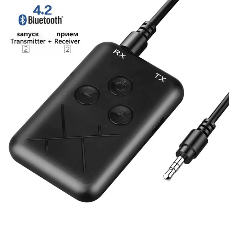 

Mini 3.5mm 2 In1 Wireless Bluetooth V4.1 Music Audio Receiver A2DP Stereo Dongle Adapter For Car FM Transmitter Bluetoot