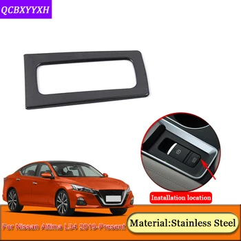 

Car-styling Stainless Steel For Nissan Altima L34 2019-Present Car Handbrake Decorative Sequins Automobiles Stickers Accessories