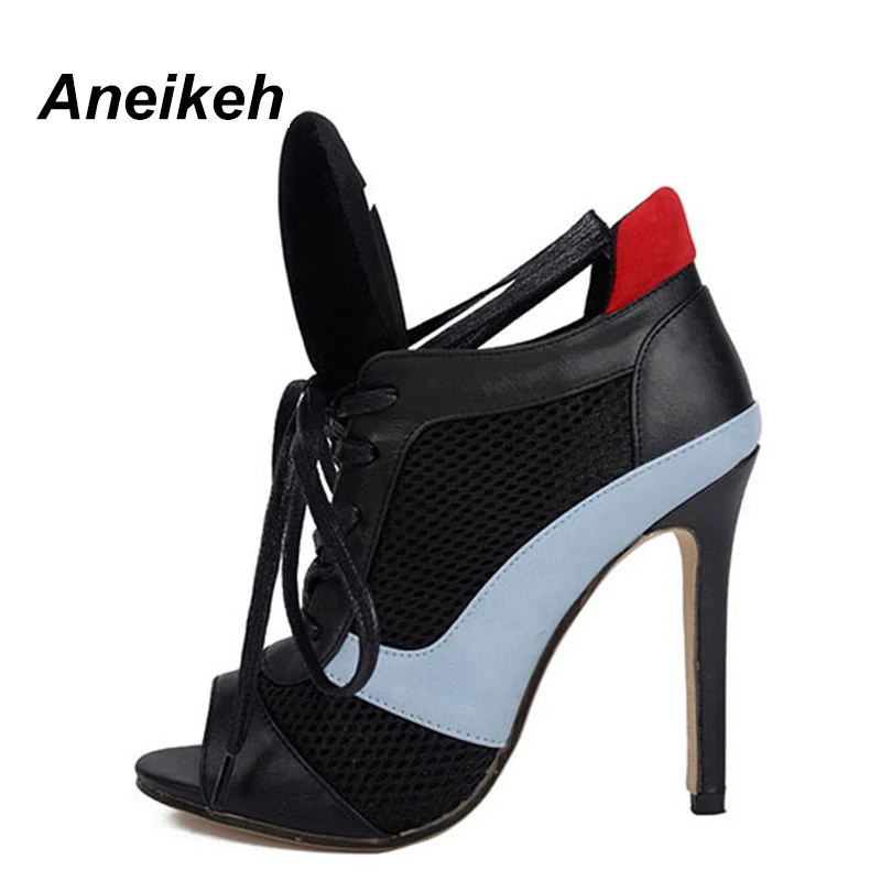 Summer Sandals Women Pumps Open-toed Women High Heels Shoes Fashion Serpentine Pattern Belt 11cm Thin Heels Party Shoes 767-9#