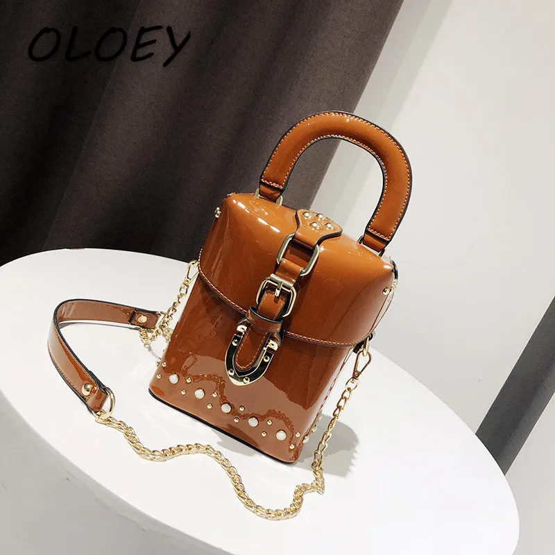 

Fashion Mini Square Mobile Messenger Bag Atmosphere Box Package Square Bag Korean Version of the Wild Messenger Bag#