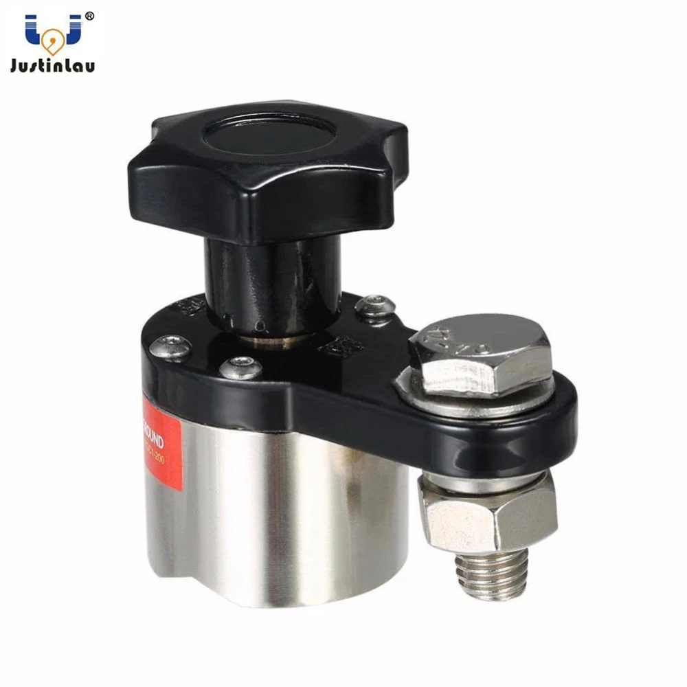 

JUSTINLAU Small Size Neodymium Magnet Magnetic Welding Ground Clamp Grounding Magnet Connector for Welding Machine