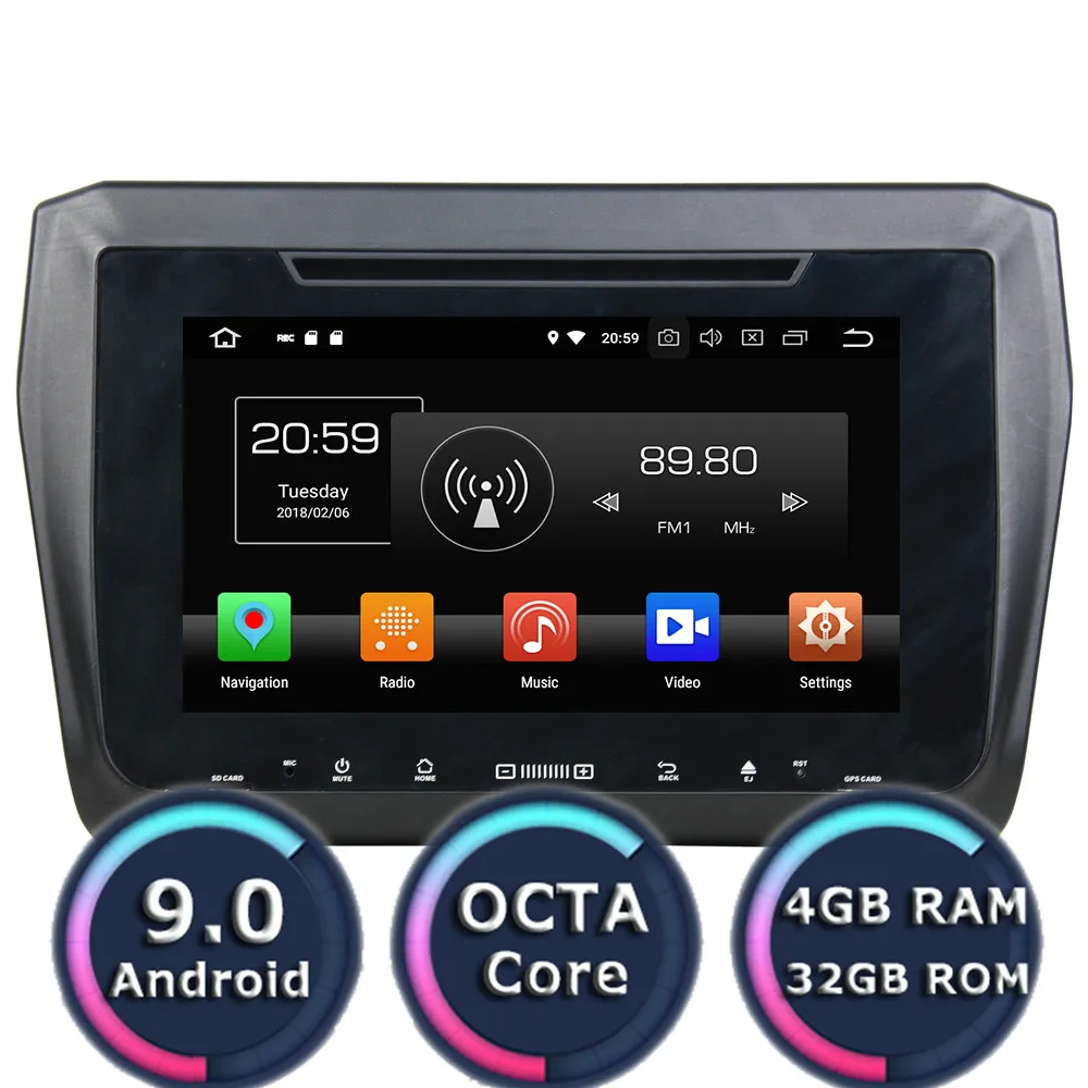 Roadlover Android 9 0 Автомагнитола для Suzuki Swift 2017 Стерео GPS навигация Magnitol 2 Din дюймов HD