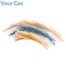 230 шт. 12 Ом-180 Ом 1/4 Вт Сопротивление 5% металлического пленочного резистора сопротивления Ассортимент Комплект 23 видов каждый 10 шт