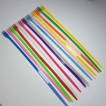 

50pcs PA66 Nylon Cable tie Ties with Eyelet Holes 8*350mm colorful NEW wholesale price
