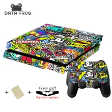 New Custom STICKERBOMB Skin Sticker For Sony PS4 Playstation 4 Console & 2 Controller Skins