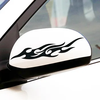 

2pcs Universal Car Sticker Styling Rearview Mirror Decal Decor Mural Vinyl Racing Car SUV Flame Graphic Decals