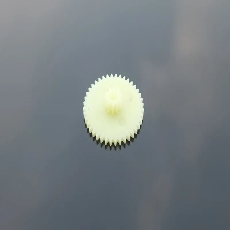 

2pcs/lot K851 40102B Bi-layer Gear DIY Yellow Plastic Double Gear Module 0.4 Free Shipping Russia
