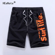 Новые шорты Для мужчин летние пляжные Быстросохнущие шорты классный дизайн с принтом букв Jogger Рубашки домашние брендовая одежда мода
