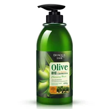 Оливковый шампунь натуральный зеленый Растительный Активный источник масло-контроль против зуда Уход за волосами