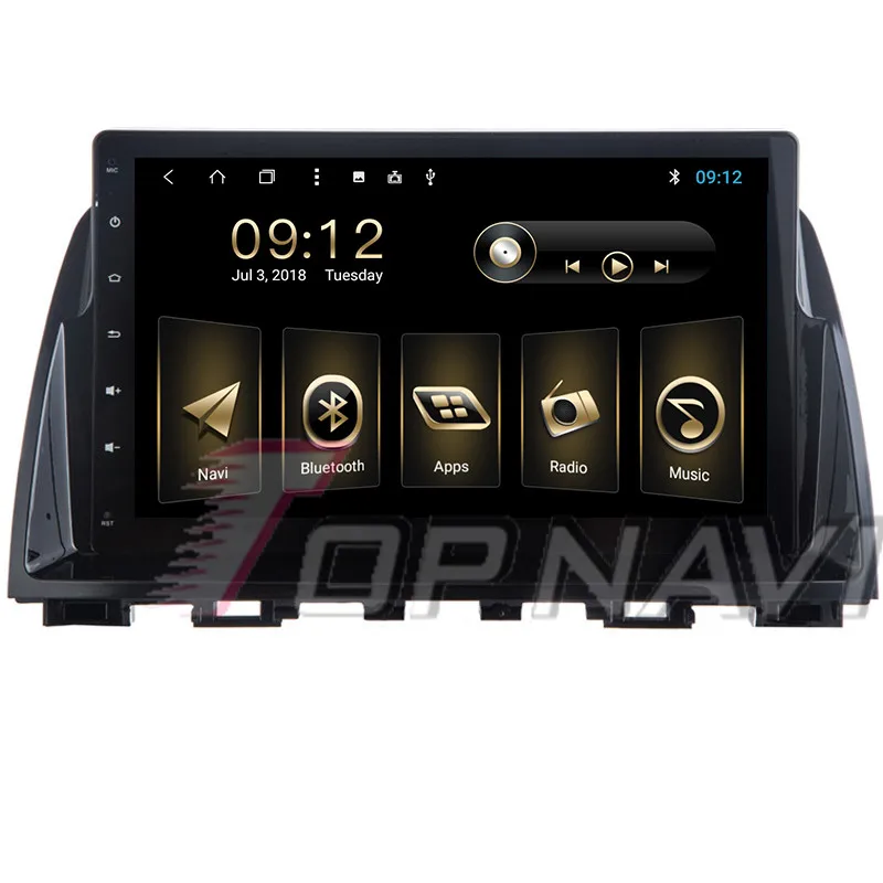 Автомобильный gps-навигатор для Mazda 6 ATENZA Android 8,1 10,1 ''Topnavi Inand 32g Flash Memory Buit-in Wifi радио тюнер