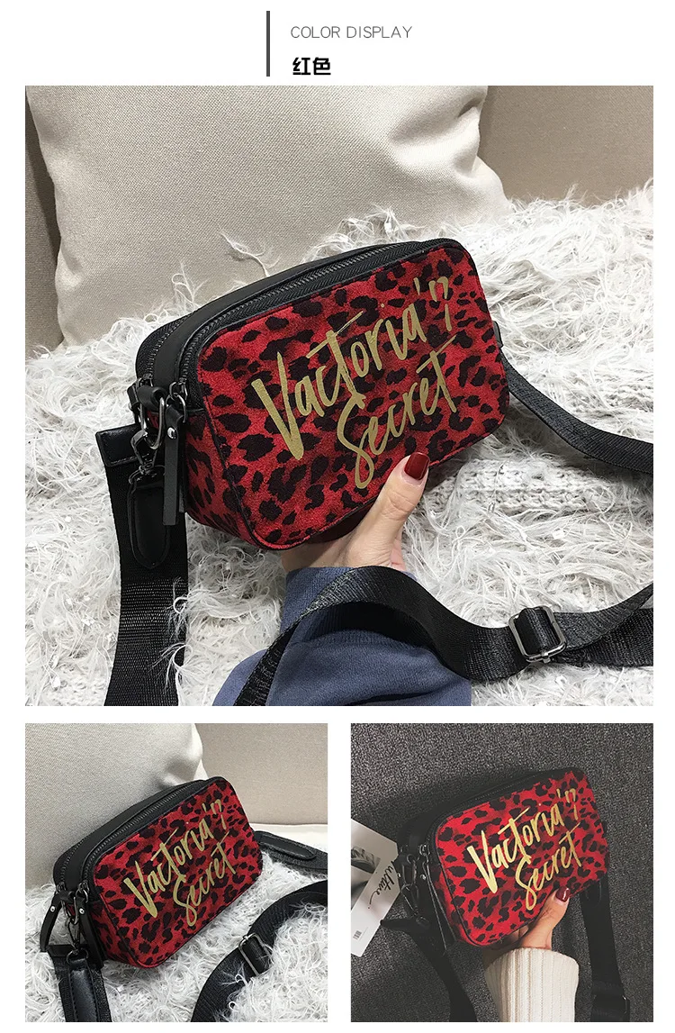 الأزياء Crossbody حقائب للنساء حقيبة يد جلد جديد النساء حقيبة كتف الأحمر ليوبارد حقائب للنساء 2019 بولسا الأنثوية كيس الرئيسي