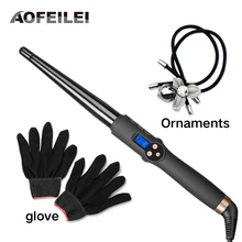 AOFEILEI New Arrival hair tools professional Hair Curling Iron Hair waver Ceramic hair curler Curling Wand Fashion curl iron ikv new arrival ceramic styling tools new arrival hair curling iron digital hair curler roller hair waver curling wand irons