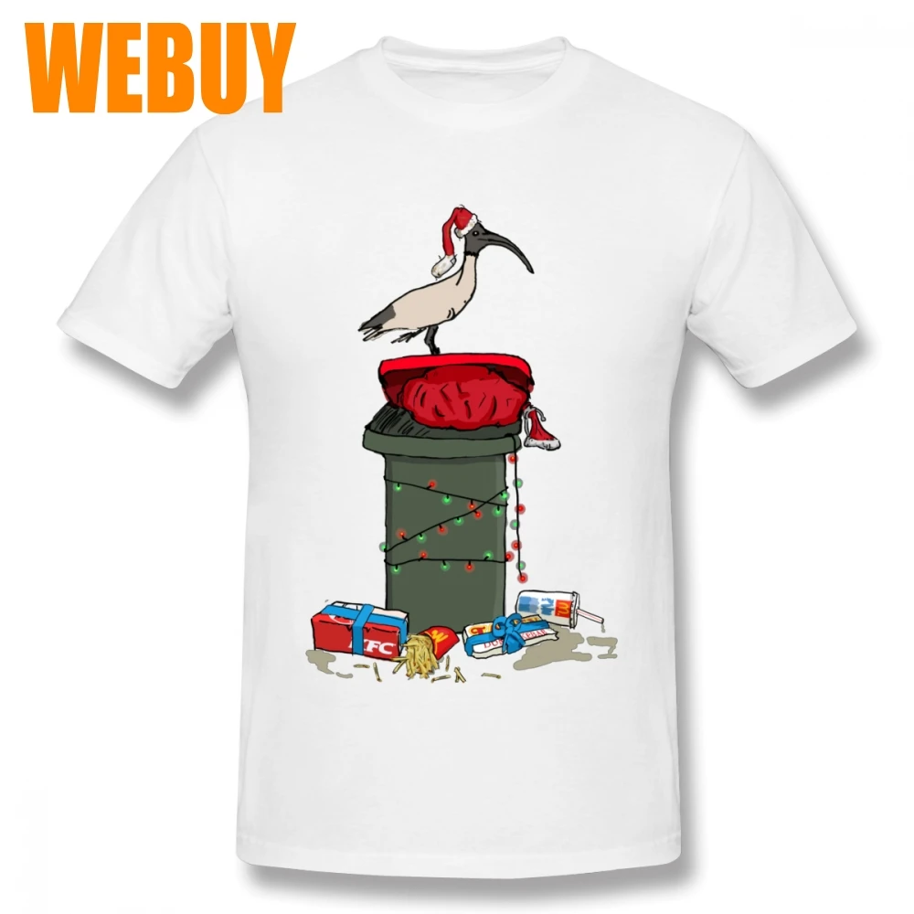 Günstig Cartoon Strand Weihnachten Bin Huhn T shirt Männer Grafik Rundhals Homme T Hemd vogel