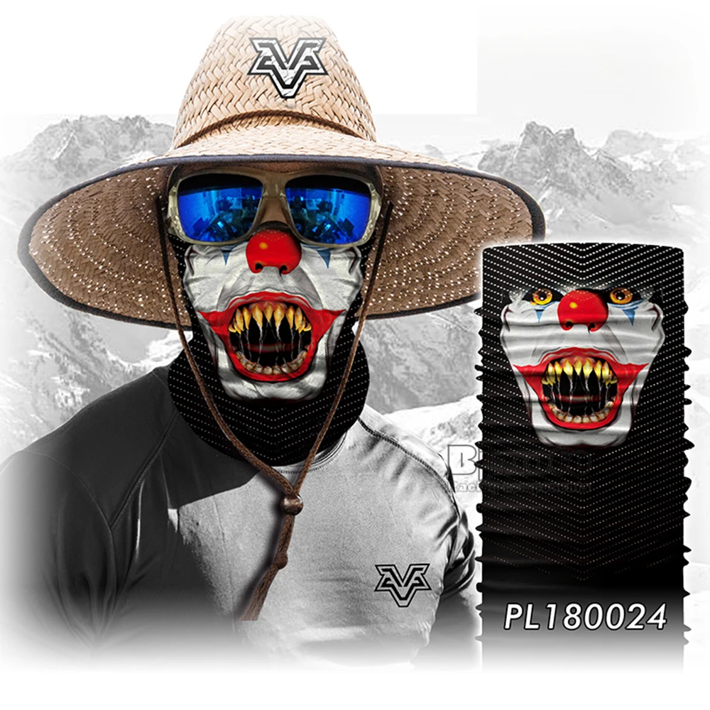 Motorcycle Scary Mask Bandana Military Multifunctional Winter face mask Headwear Balaclava Magic Ski Helmets Neck Scarf  (4)