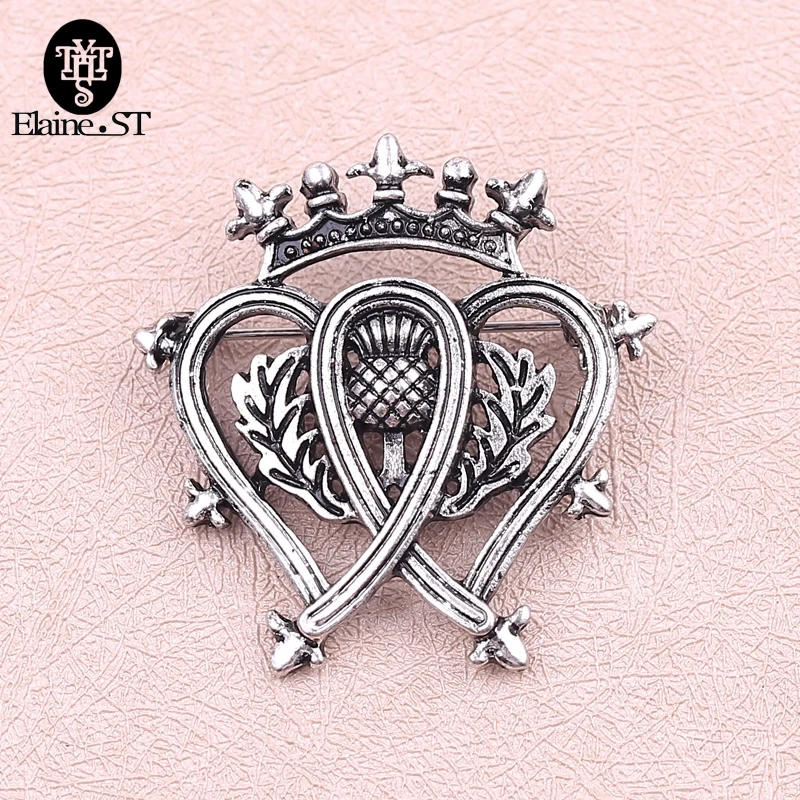 Wholesale 10Pcs Vintage Large Brooches Scottish National Flower Thistle