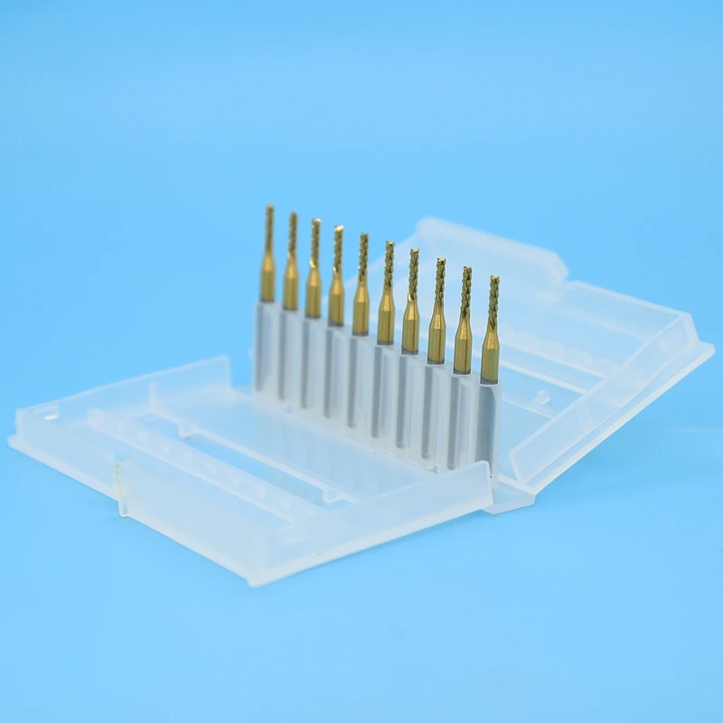 Titanium coated PCB milling cutter