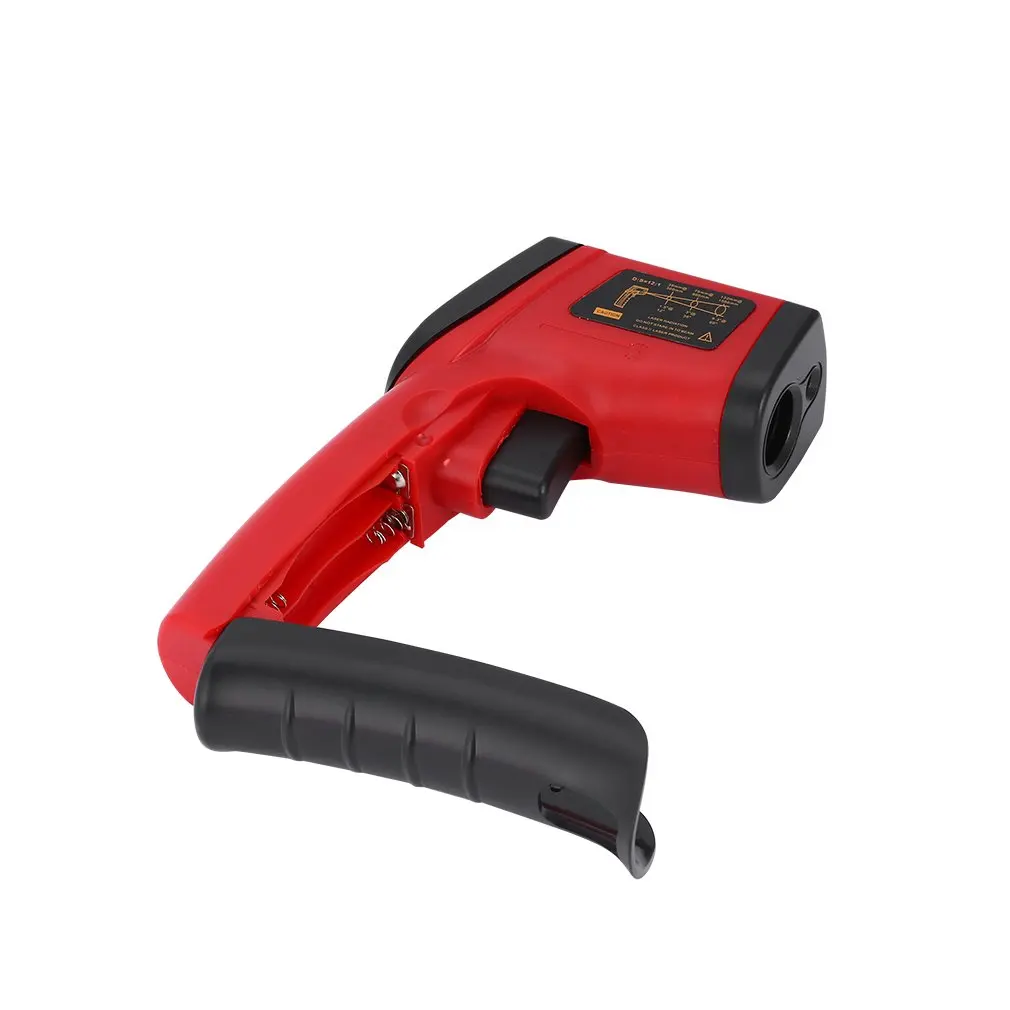 Цифровой GM320 инфракрасный термометр Бесконтактный инфракрасный термометр, пирометр ИК Лазерная Температура метр точка пистолет-50~ 380 градусов - Цвет: Red