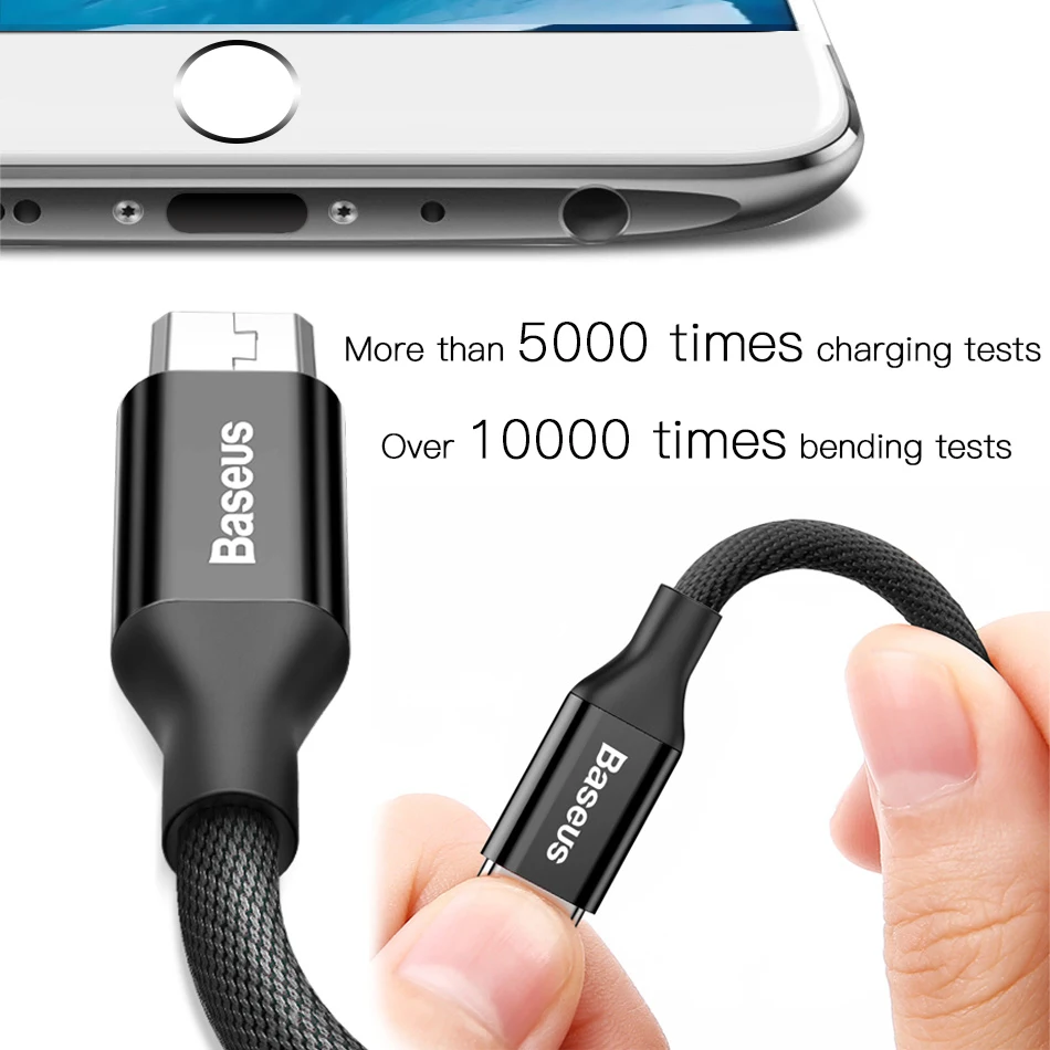 Кабель Micro USB Baseus для быстрой зарядки и синхронизации данных зарядный кабель Samsung