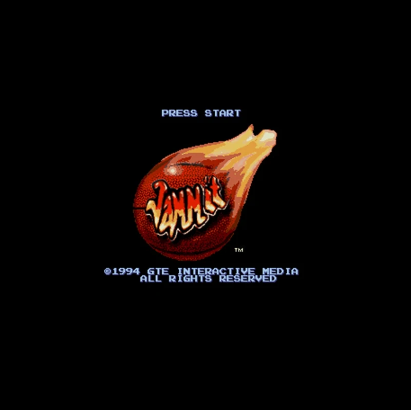 Jammit NTSC Версия 16 бит 46 пин большая серая игровая карта для игроков в США |