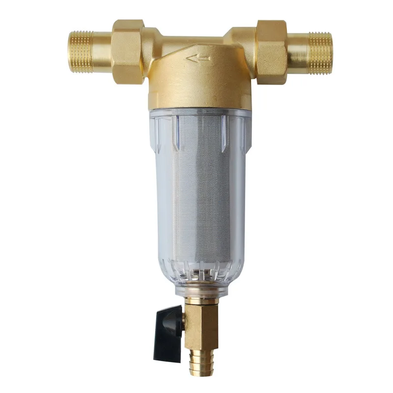 Front Purifier 1'' 3/4'' 1/2'' Copper Lead Pre filter Backwash 3000L