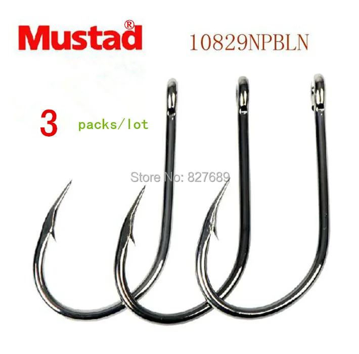 

Norway hooks mustad 3 packs/lot mustad hooks for sea fishing 10829np # jig hook jigbaits