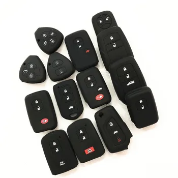 

Silicone Car accessories Key Cover Case For Toyota Camry Corolla RAV4 Yaris Highlander Land Cruiser PRADO Vios Vitz Reiz succeed