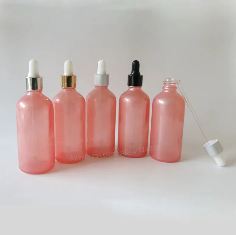 Download 10PCS/lot 100ml Pink Dropper Bottle 100cc Glass Essential ...