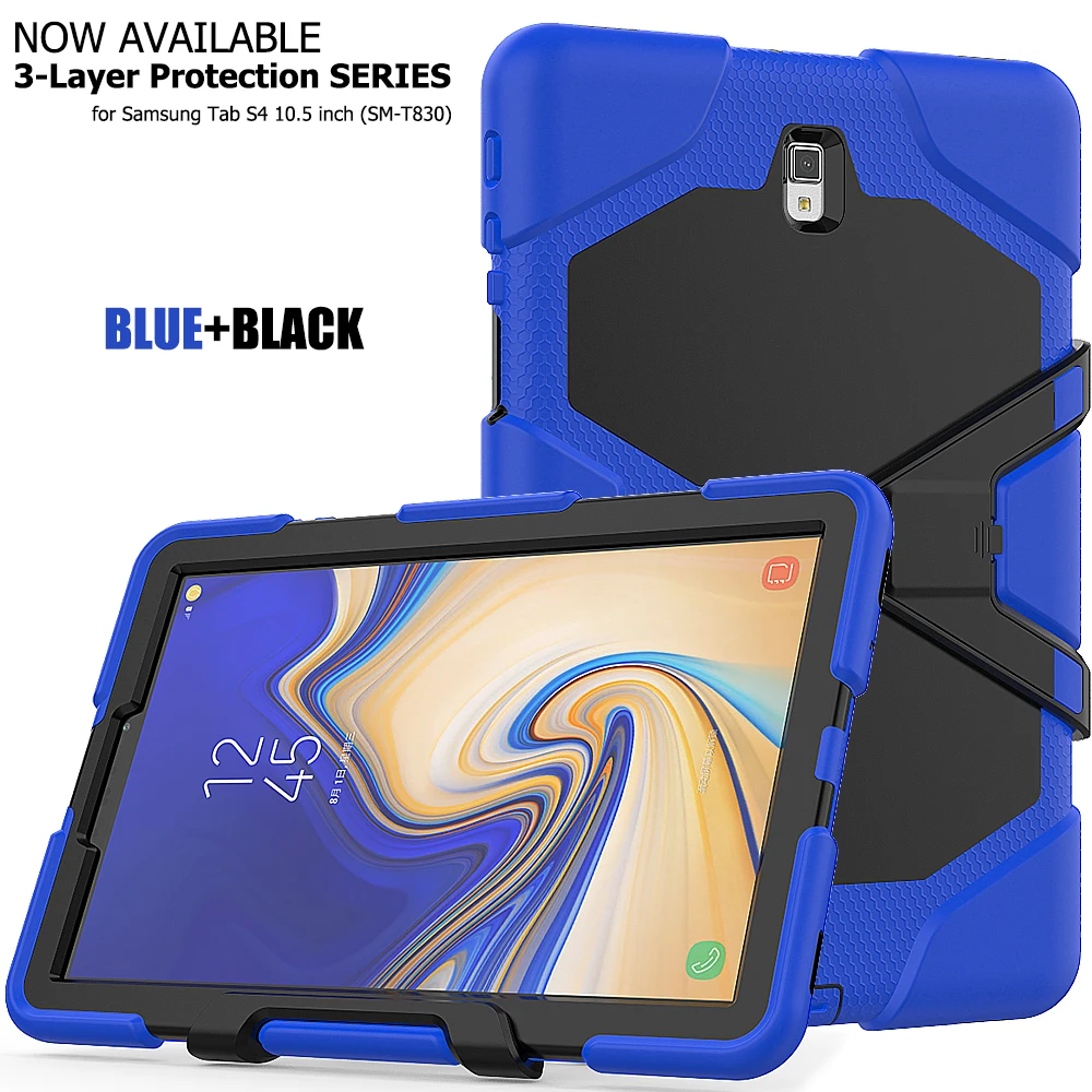 Silicone Hard Pc Shockproof Case For Samsung Galaxy Tab S4 10 5