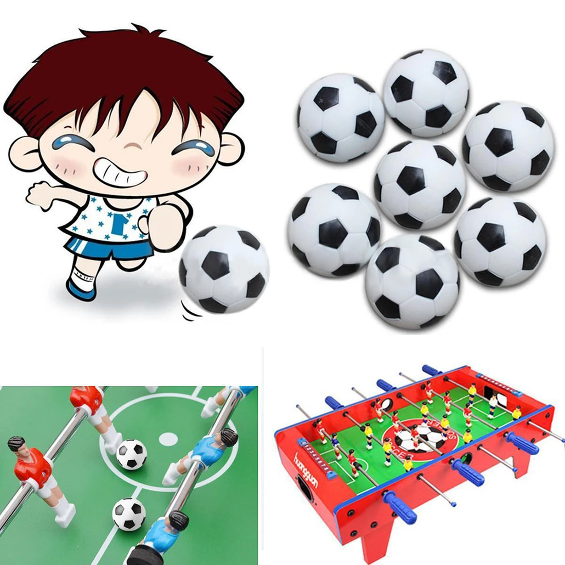 Горячая 5 x Foosball игрушка маленький мяч игрушка 32 мм