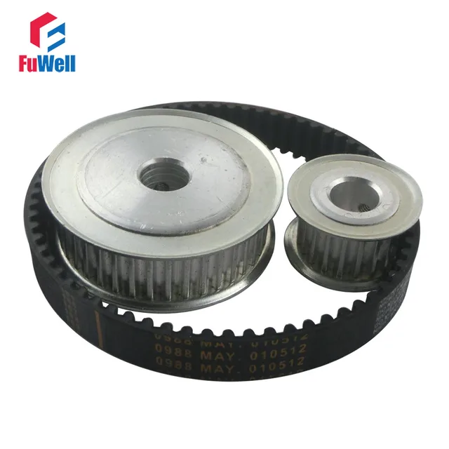 HTD 5M Reduction Timing Belt Pulley Set 20T60T 13/31 Ratio 80mm