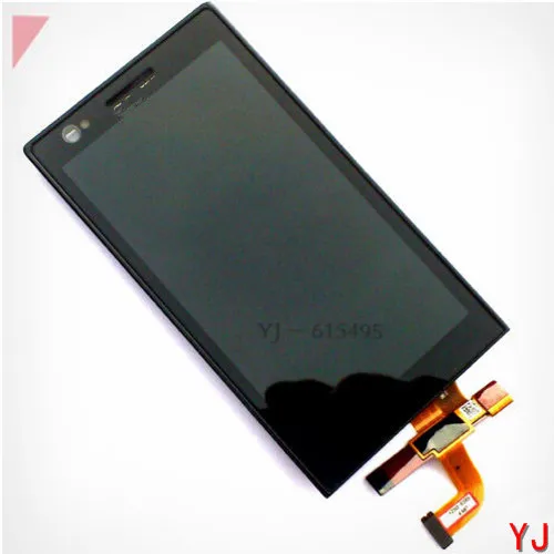 

Free shipping Original For Sony Xperia P LT22i Digitizer Touch Screen+LCD Display+Front Frame