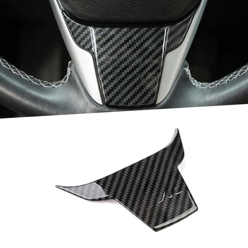 Карбоновое волокно внутренние молдинги ESP переключатель управления панель Крышка отделка наклейка для Honda Civic 10th