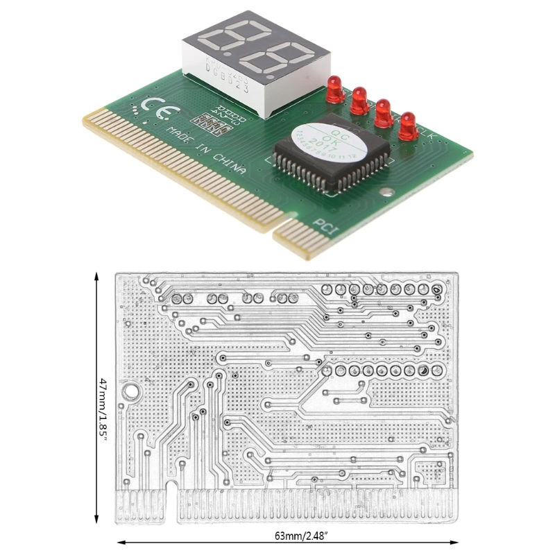 Новый ПК анализатор 2-Digit PC Analyzer товара Платы PCI материнской платы Analyzer диагностический Сообщение тестер для ноутбука/ПК лидер продаж